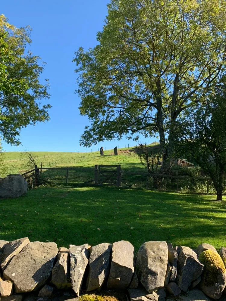View from garden of CoolStay in the Scottish Borders
