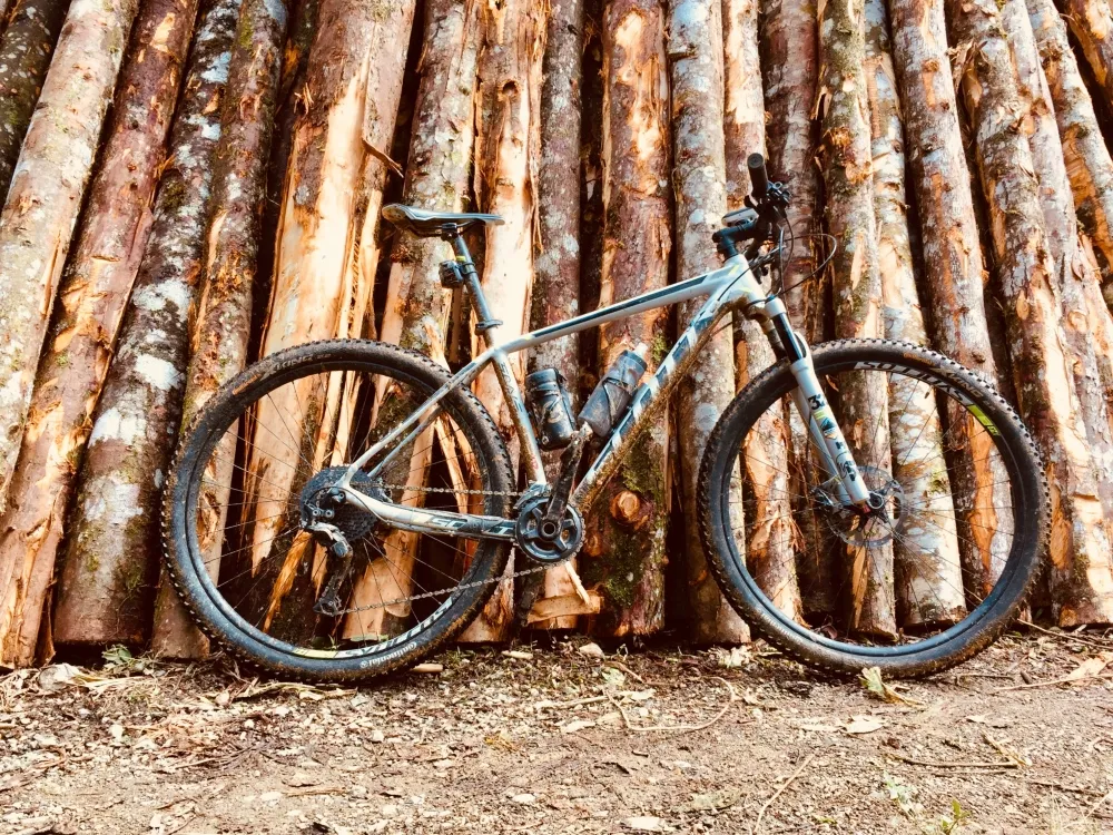 Mountain biking at Glentress