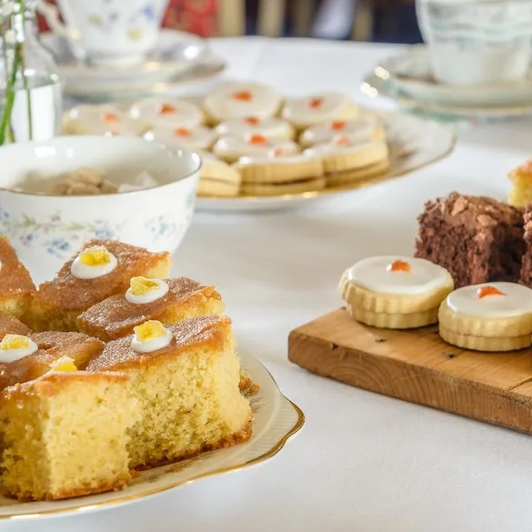 Afternoon tea at Carfraemill near to Dod MIll